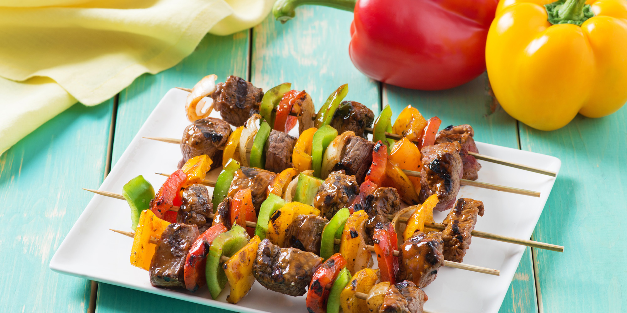 Florida Beef and Sweet Pepper Skewers : Fresh From Florida